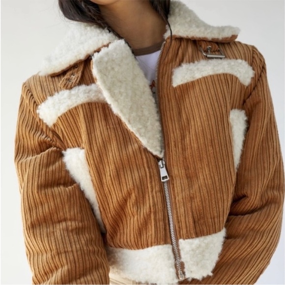 📌 Urban Outfitters Salem Corduroy Shepra Jacket - Picture 5 of 6